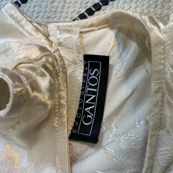 Embroidered silk mini dress - Picture 4 of 6